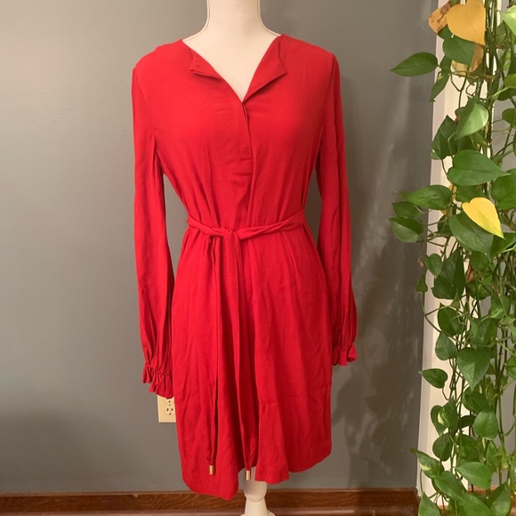 Diane Von Furstenberg Dress~Harvest Red~4 - Picture 1 of 8